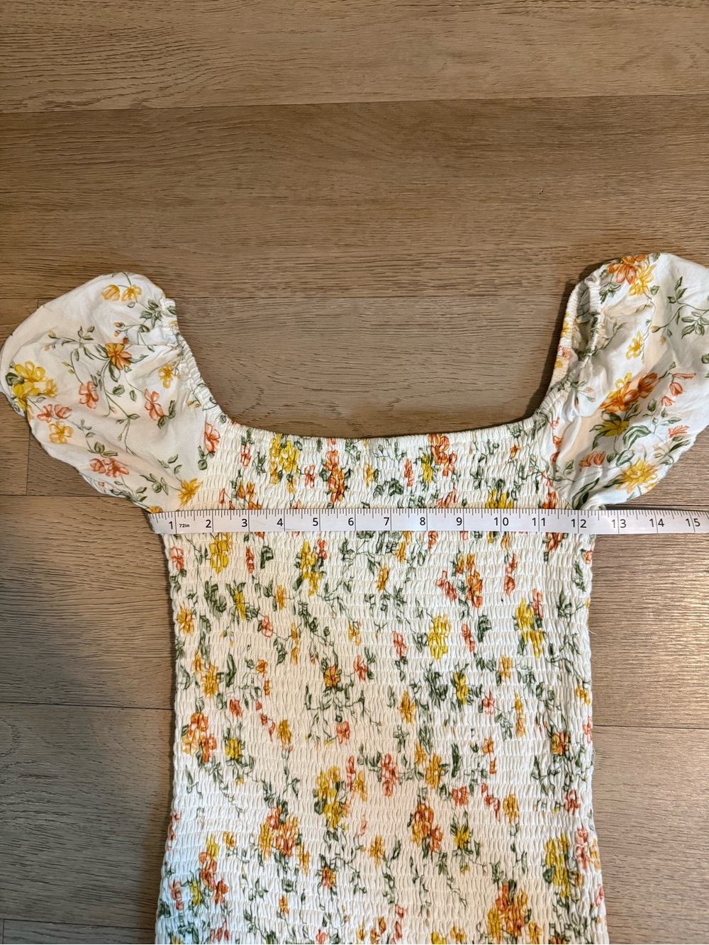 lost + Wander - Smocked floral mini dress - S - Picture 7 of 7
